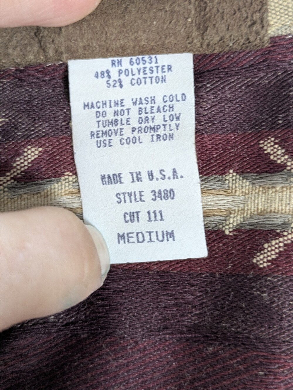Women's Vintage Western Blazer Jacket Medium - Picture 6 of 6